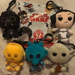 Star Wars Funko Plush Keychains